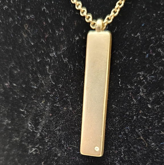 Reversible Long pendant necklace 24 inch with adjustable extender NWOT - Picture 2 of 10